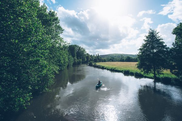 Water-based activities and canoeing