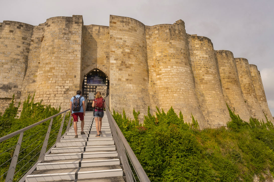 Montée au Château-Gaillard aux Andelys © ADT de l'Eure, J.F. Lange Montée au Château-Gaillard aux Andelys © ADT de l'Eure, J.F. Lange