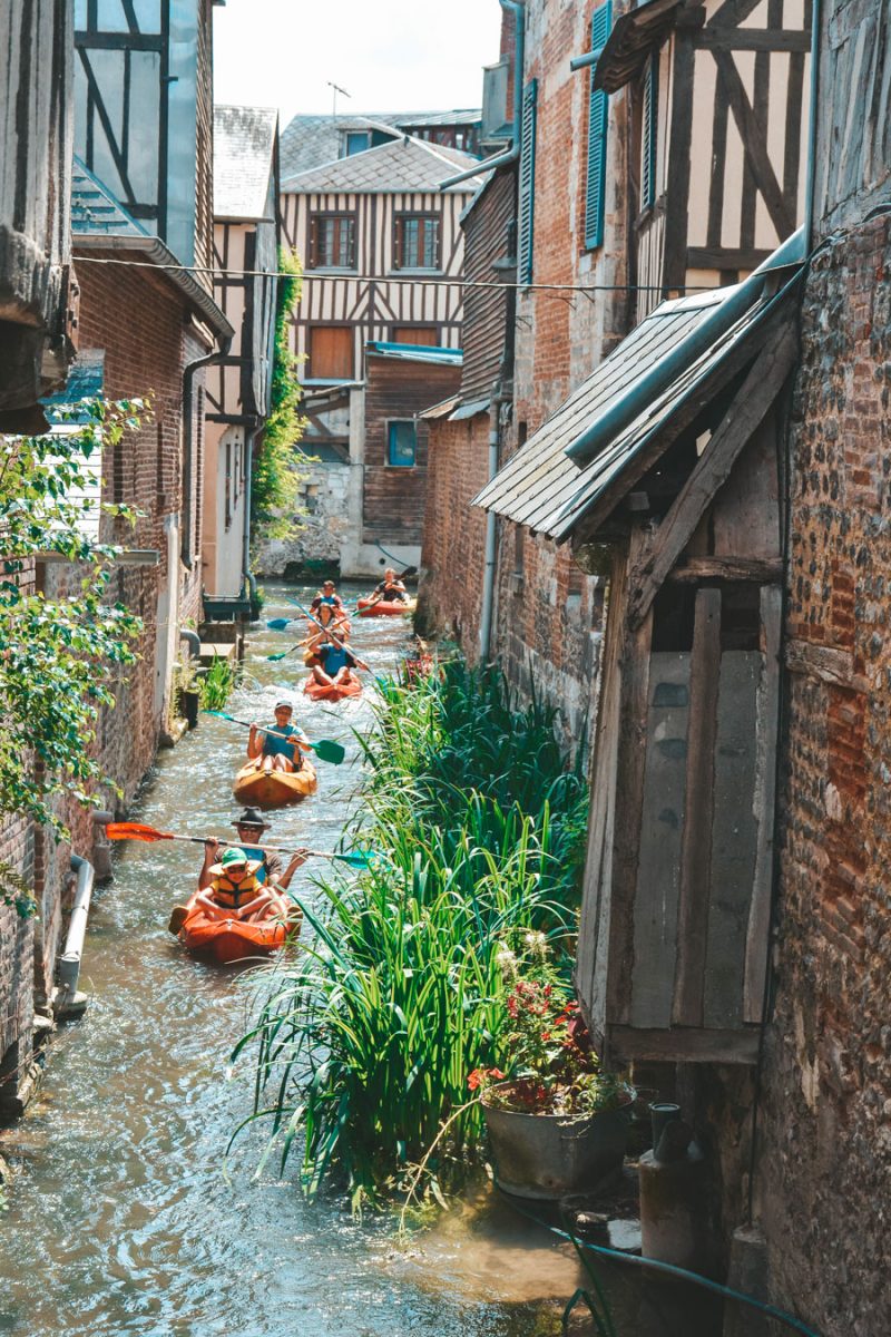 Découverte de Pont Audemer en kayak © Patrimoine CCPAVR